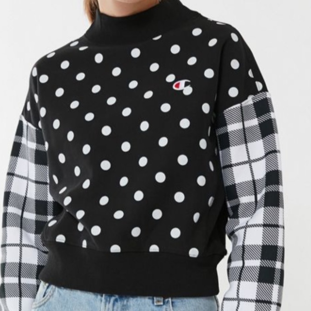 Champion women’s polka dot sweatshirt SzM new